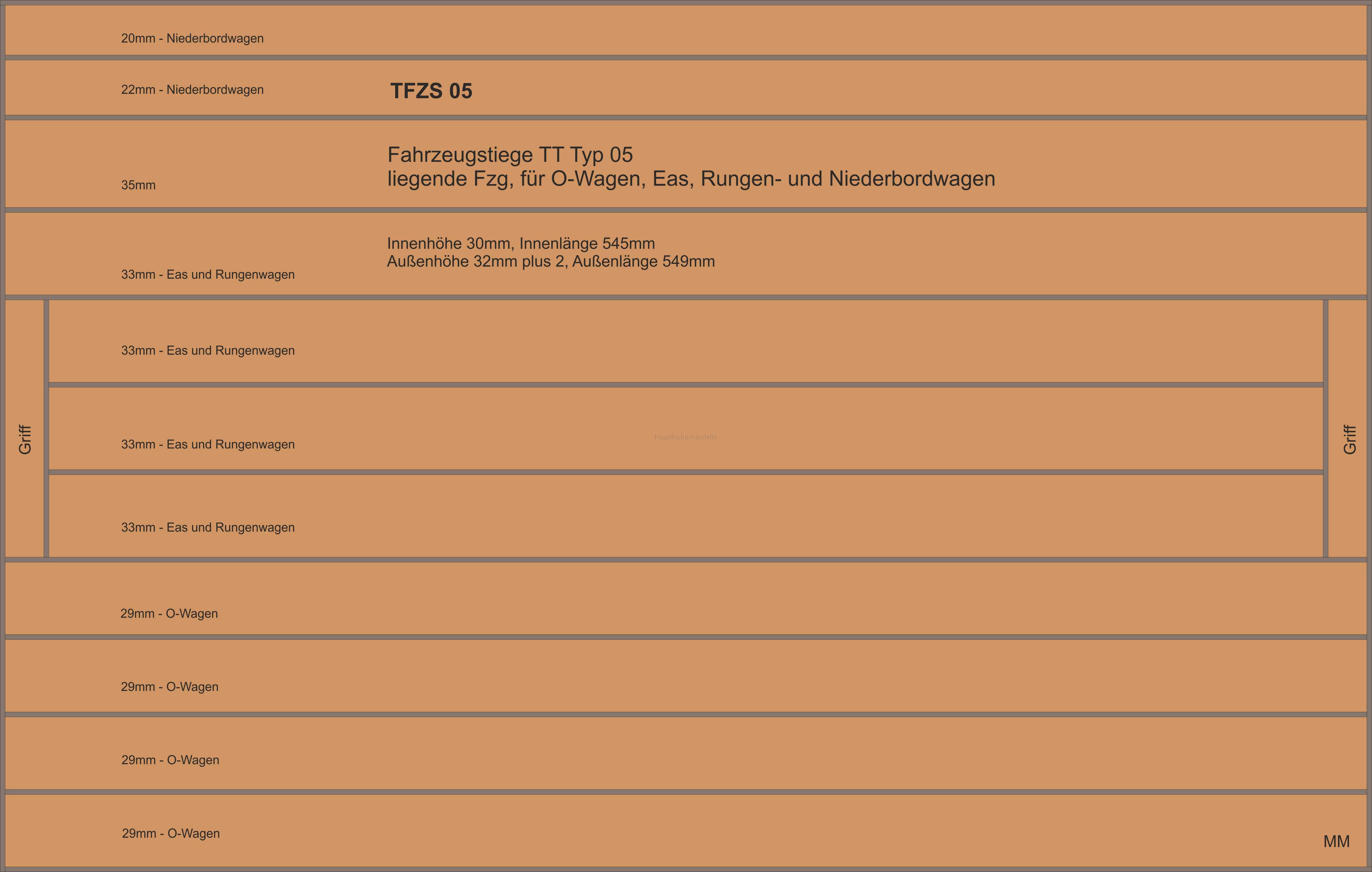 Fahrzeugstiege TT Typ 05 für Eurobox 600 x 400 mm 