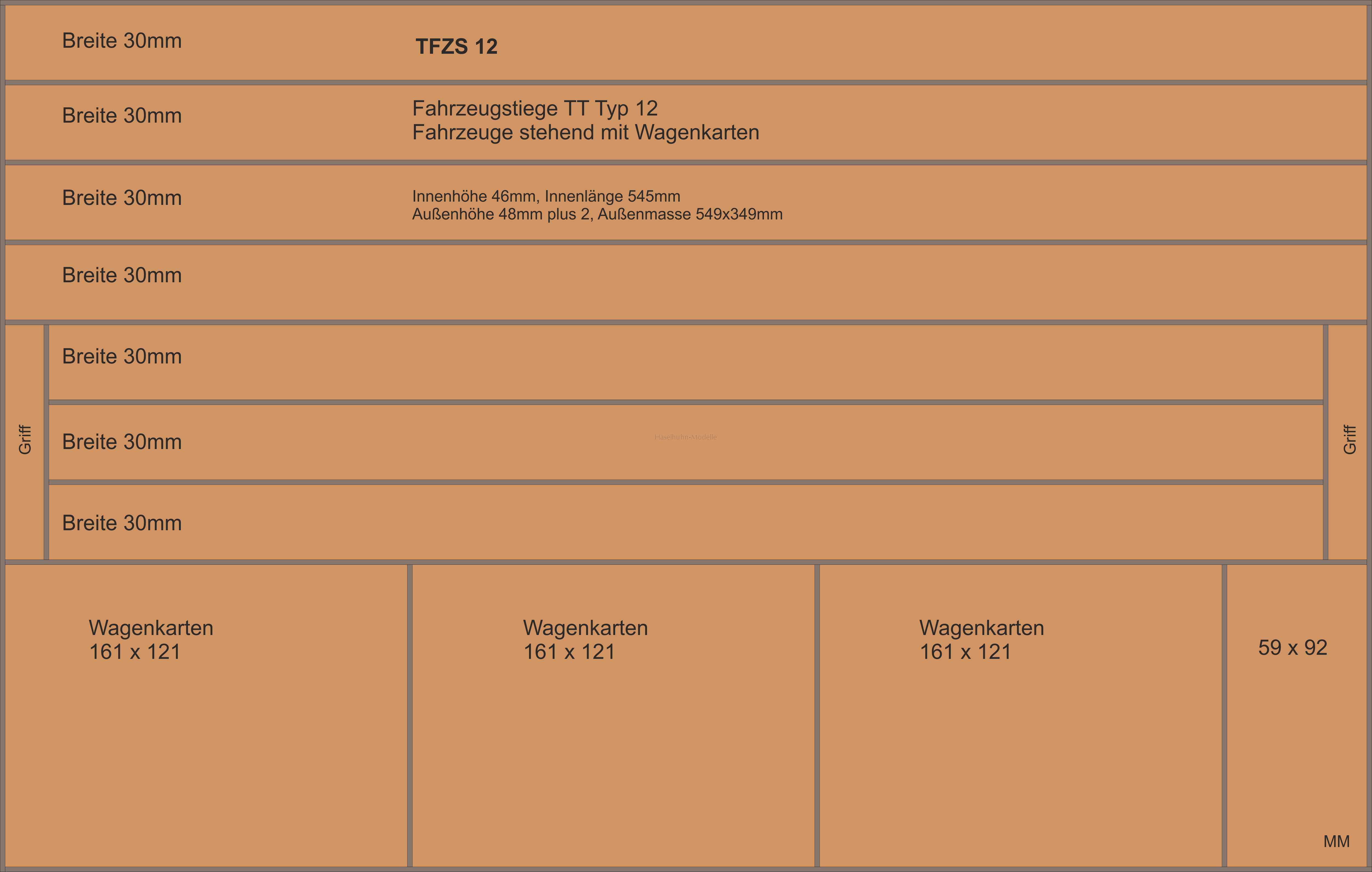 Fahrzeugstiege TT Typ 12 für Eurobox 600 x 400 mm 