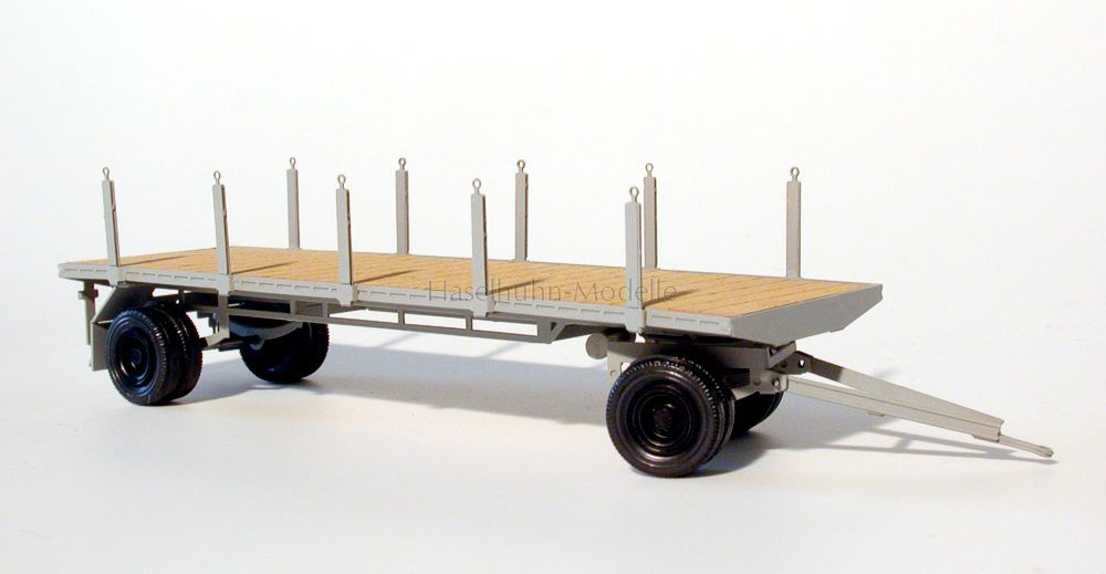 H806 - 8m-Rungenwagen 1:87 / H0 grau