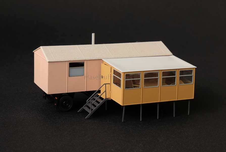 Campingvorbau / Veranda für Bauwagen 1:120 / TT