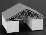 Bausatz für eine Container-Überdachung