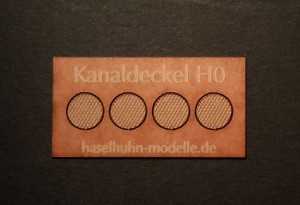 Kanaldeckel H0