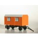 Bauwagen 5m Trapezdach 1:87 / H0 orange